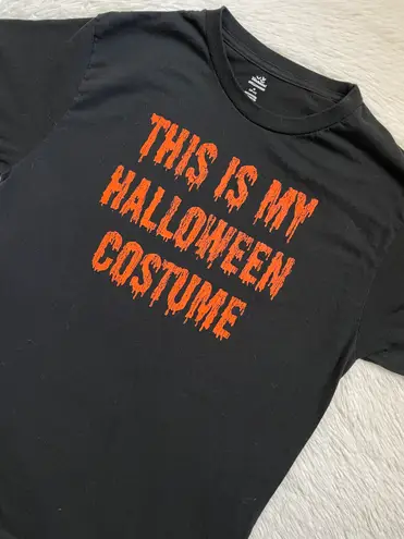 Funny This is my Halloween costume tee Black Size M