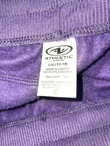 Athletic Works Athletic Purple Sweatpants