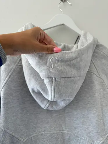 Lululemon Gray Scuba Quarterzip Hoodie