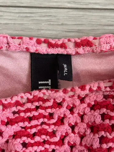 Triangl  Maia Alina Pink Crochet Scoop Bikini Set - Image 9