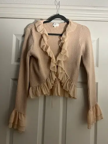 Boutique Sweater Tan Size L