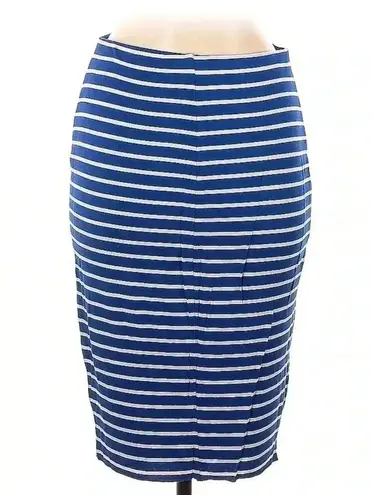 Bailey 44 Blue & White Stripe Classic Chic Pencil Skirt Size Medium M
