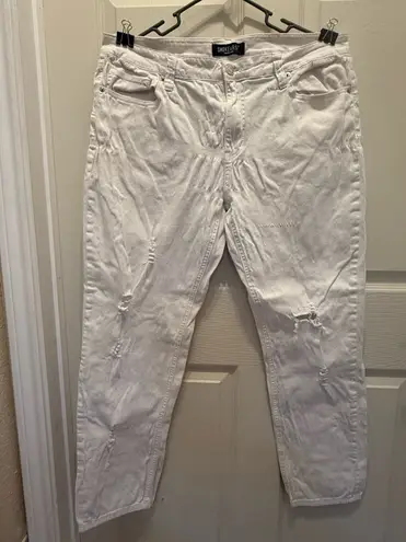 Smoke & Ash Skinny Jeans White Size 38