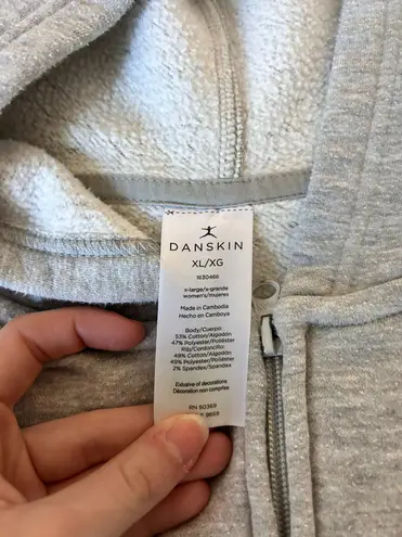 Danskin Grey Zip up