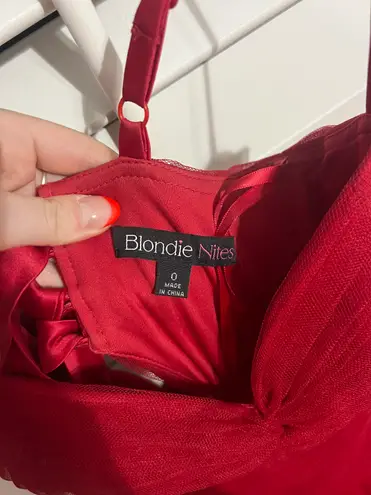 Blondie Nites Red Prom Dress