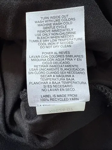 Mondetta Black Collared Long Sleeve Knit Dress size XXL EcoVero Relaxed Fit New