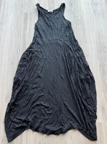 Michelle Harper Black Maxi Dress Sleeveless Casual Flowy Tank Dress L Size L