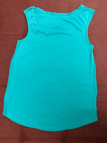 Riders By Lee Aqua Sleeveless Top - Medium