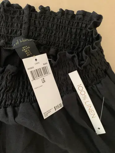 House of Harlow 1960 Smocked Waist Wide Leg Pull-On Pants