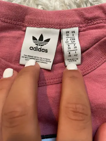 Adidas Pink Branded Tee