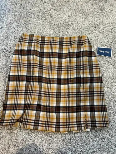 Marshalls Plaid mini skirt 