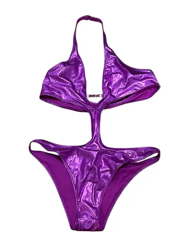 SKIMS BNWT! Metallic Halter Monokini in Dragon Fruit Size XL ( SOLD OUT)