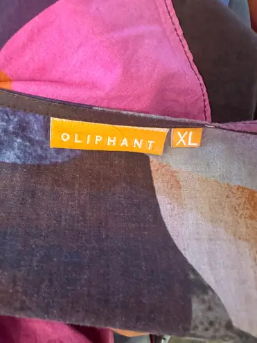 Tuckernuck Oliphant Designs V-Neck Maxi Dress Watercolor Print Pockets