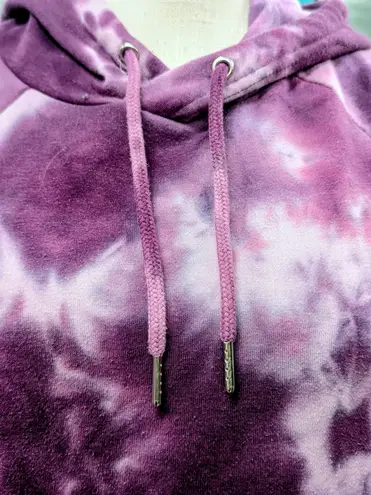 DIP Purple Tie Dye Sweatshirt Hoodie Medium Soft Knit Pullover Top