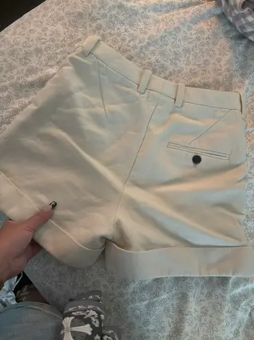 3.1 Phillip Lim Women's Contoured ivory Shorts Bottoms Pants size 2 - Image 3