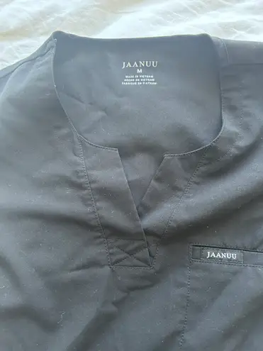 Jaanuu Black Scrub Set (Top + Bottom)