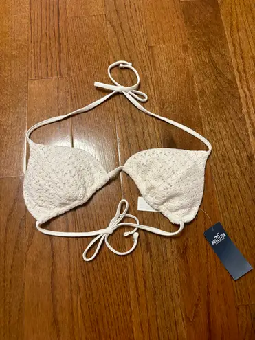 Hollister NWT  CROCHET-STYLE STRING TRIANGLE BIKINI TOP