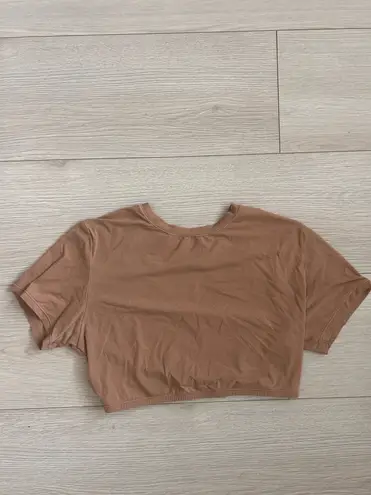 SKIMS Fits Everybody Super Cropped T-Shirt Sienna