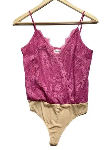 WAYF × BFF Natalie Cami Lace Bodysuit