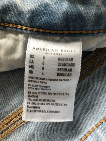 American Eagle Outfitters 360 Next Level Stretch Denim Jeggings SZ 0