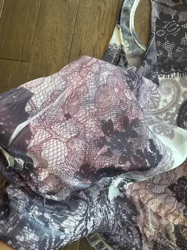 FANG Sheer Tank Top Purple Size L