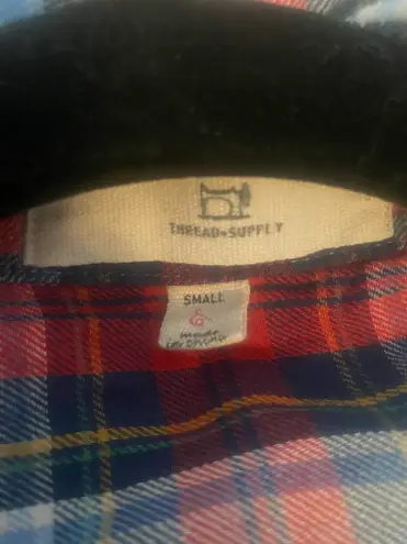 Thread and Supply Flannel Top