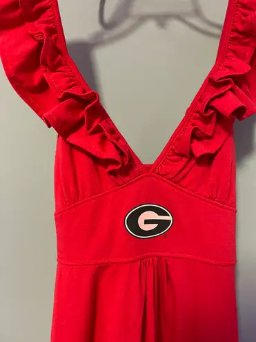 university Of Georgia Dress Red Size M