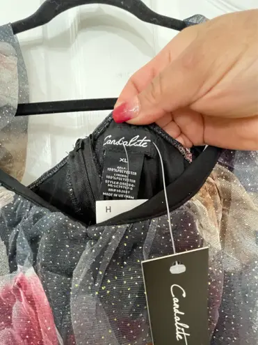 Candalite Brand New Formal Floral Maxi Dress