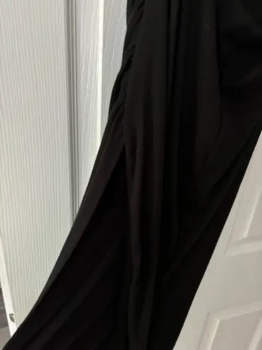 Lush Clothing NWT Lush Long Black Cross Back Dress