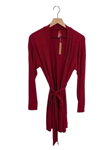 SKIMS Soft Lounge Short Robe Brick M Sold out New With Tags