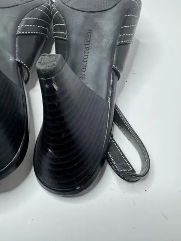 Naturalizer 'Bree'Black Leather Slingback Pumps Size 10M