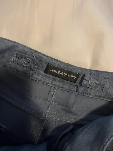 Maniere De Voir blue cargo pants