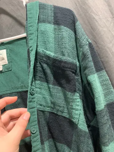 American Eagle Outfitters Flannel Hoodie