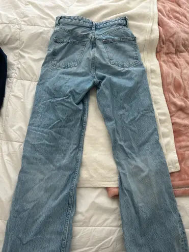 ZARA Highwasted Blue Jeans