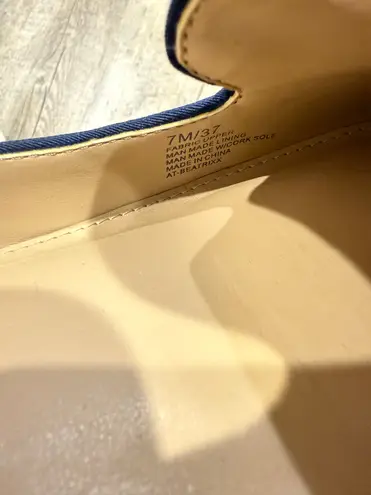 Arturo Chiang Beatrixx Polka Dot Satin Flats Size US 7 EU 37