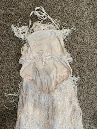 Fringe White Romper - Image 5
