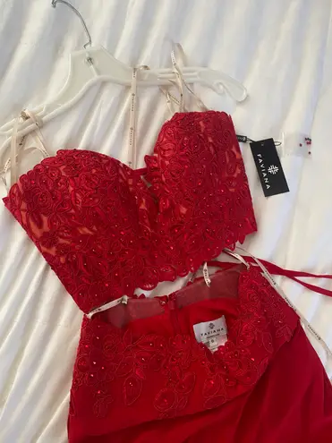 Faviana 2-Piece Prom Dress