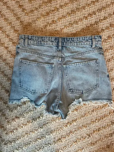 ZARA High Waisted Jean Shorts