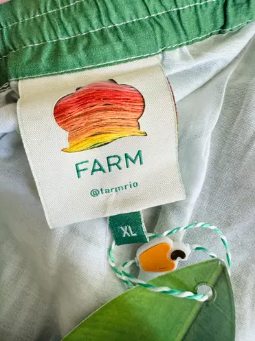 Farm Rio Macaw Elegance Crop Top, Size XL