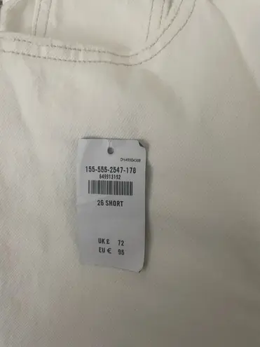 Abercrombie & Fitch  Women's Cream Straight Leg Jeans - Image 7