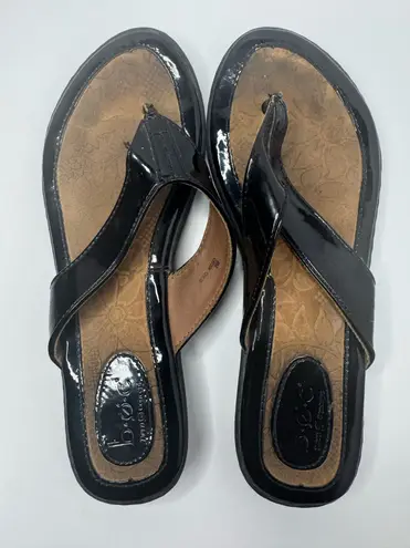 Born concept BOC Black Thong Sandals Size 8M