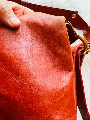 Valentina Bucket Purse Orange