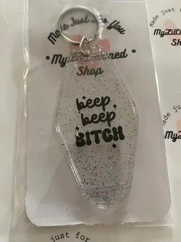 Handmade Beep Beep Keychain  - Image 1