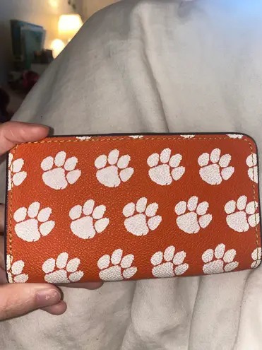 Dooney and bourke clemson wallet cheap