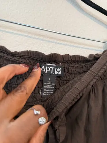 Free People Y2K Brown Long Flowy Maxi Peasant Skirt