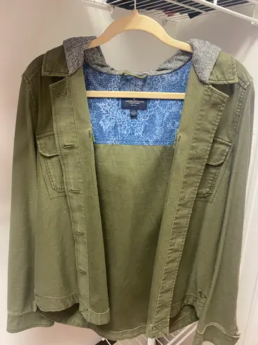 American Eagle Outfitters Green Cargo Jacket