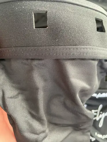 NWT BLACK NEOPRENE BIKINI Size XL