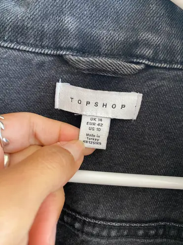 Topshop Cropped Denim Jacket