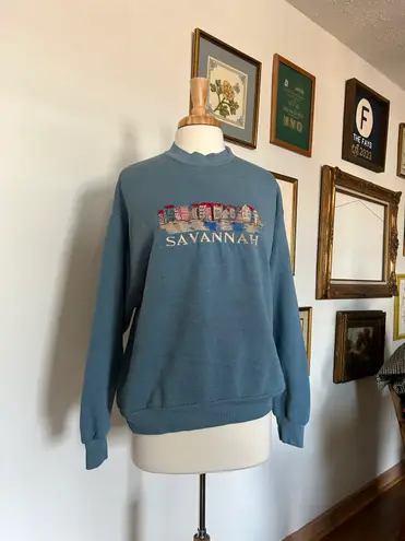 vintage savannah Georgia Blue sweatshirt