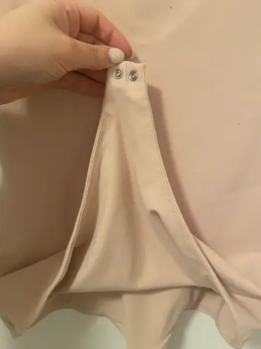 Nuuds Open Back Bodysuit In Ribbon